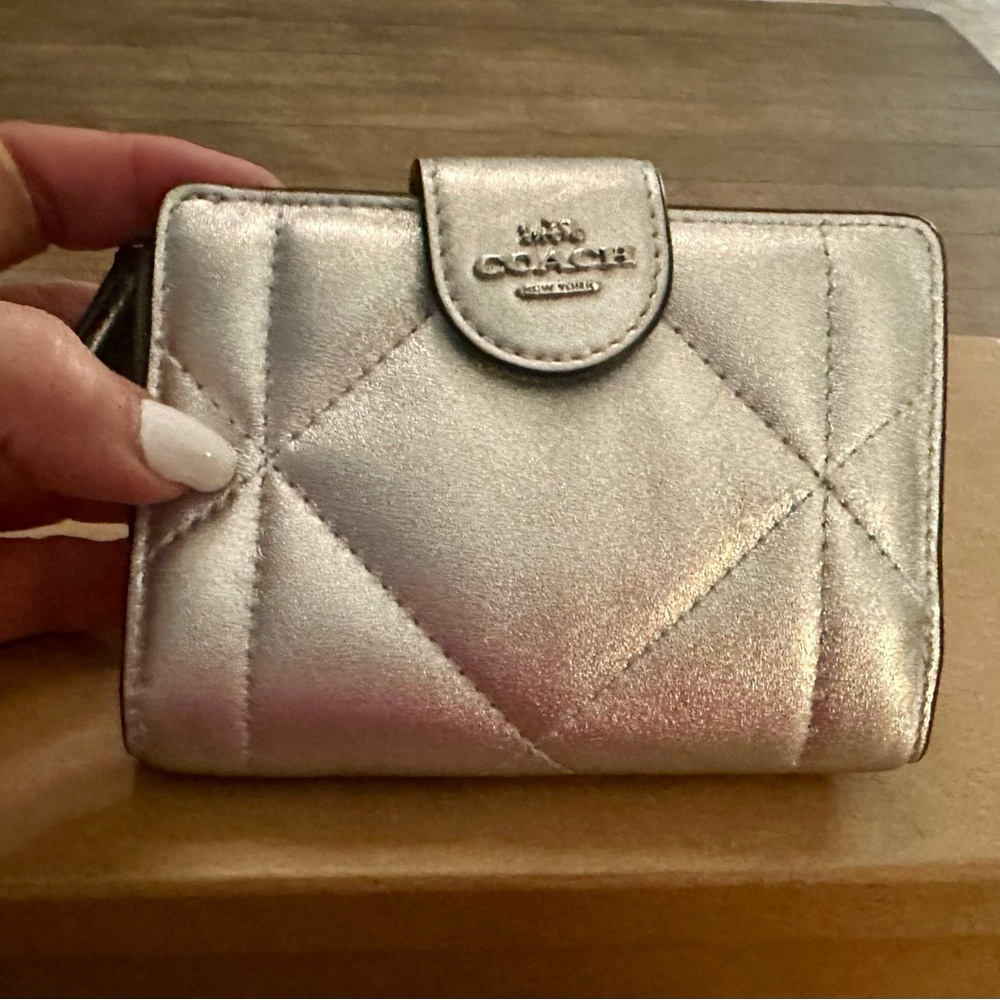 Coach Silver Wallet - Picture 2 of 9